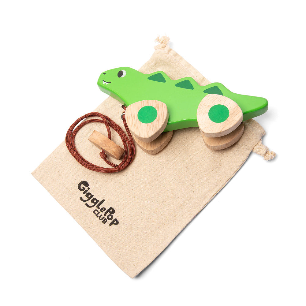 Pull Along Alligator Toy