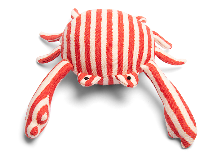 Crab Fabric Rattle