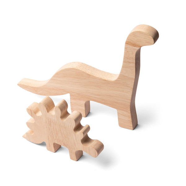Wooden Dino Set, Activity Book & Sticker Set