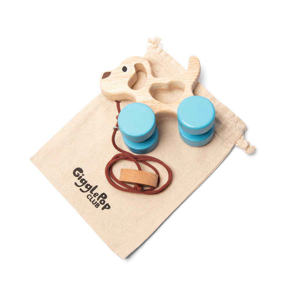 Pull Along Dog Toy